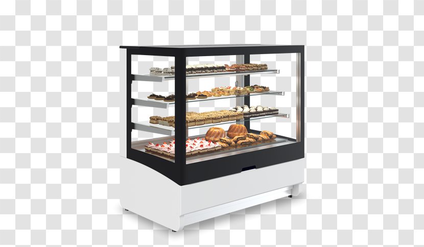 Bakery Pastry Display Case Igloo Armoires & Wardrobes - Shelf Transparent PNG