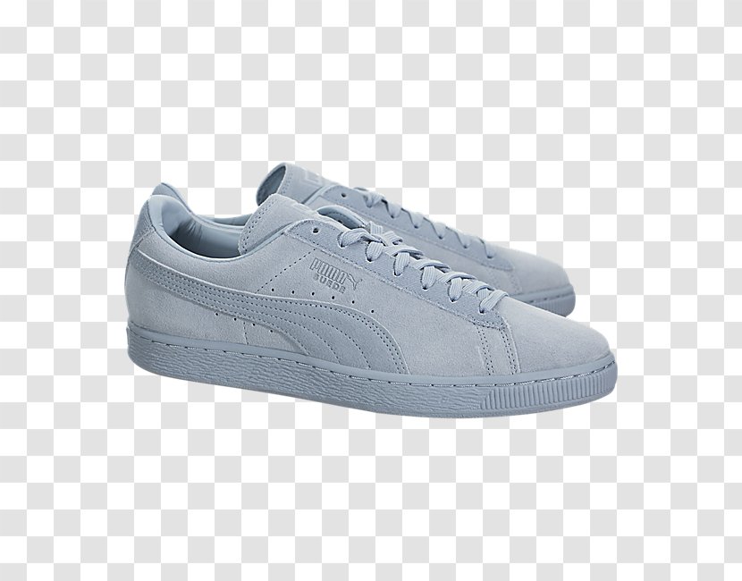 Sneakers Skate Shoe Suede Sportswear - Outdoor - Blue Fog Transparent PNG