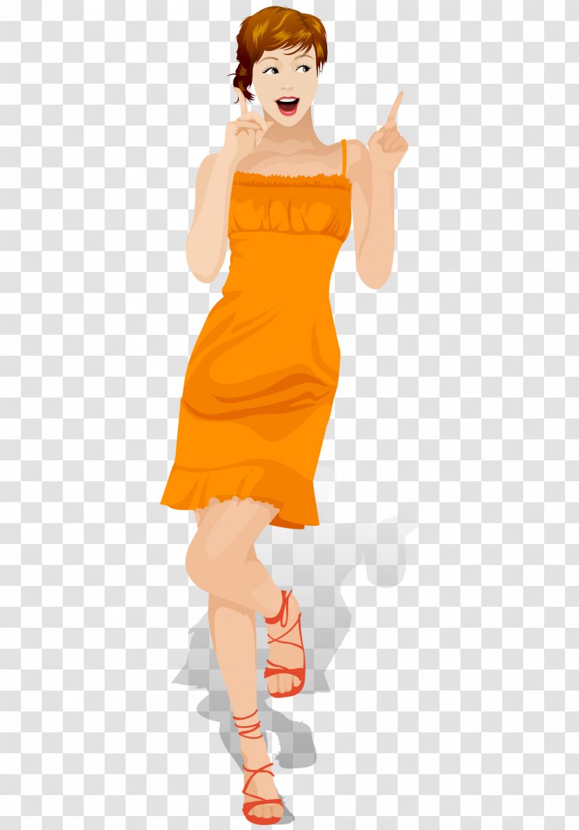 Logo - Frame - Vector Orange Pajamas Cute Flirty Transparent PNG