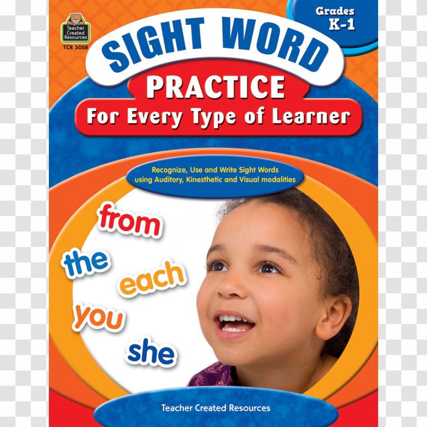 Sight Word Book Learning Phonics Early Childhood Education - Every Kind Of Transparent PNG