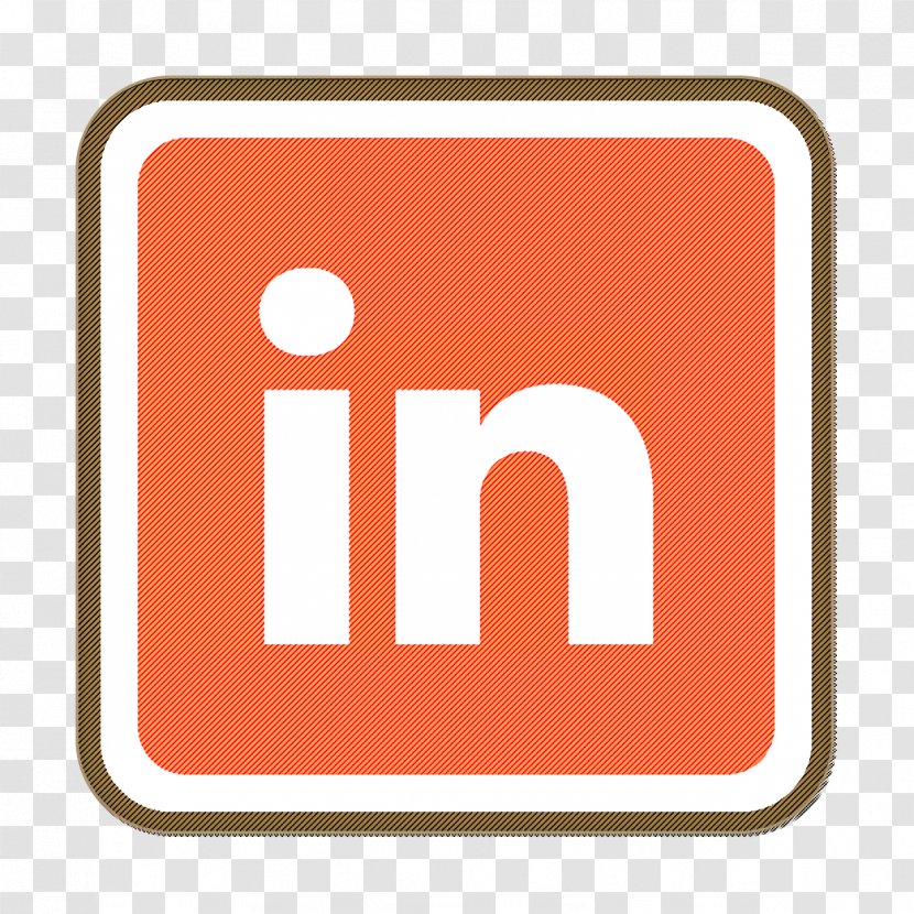 Linkedin Icon Media Social - Sign - Signage Symbol Transparent PNG