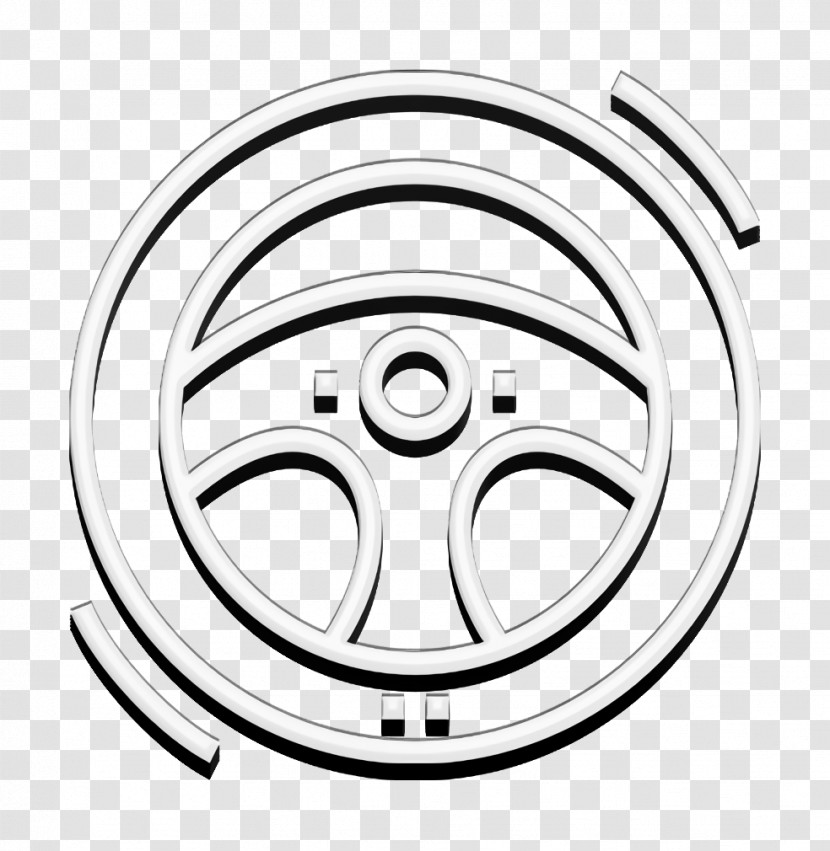Car Icon Car Service Icon Steering Wheel Icon Transparent PNG