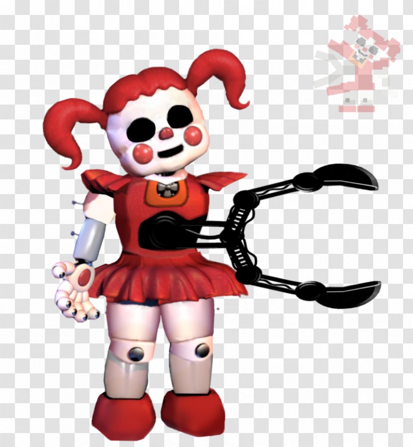 Five Nights At Freddy's: Sister Location FNaF World Infant Circus Minigame - Toy Transparent PNG
