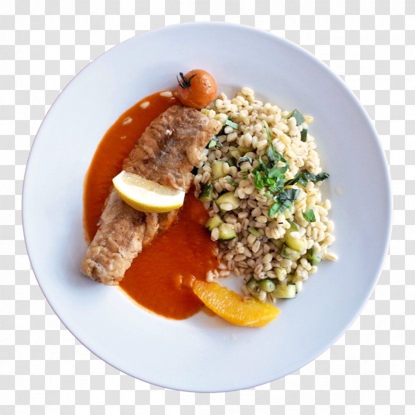 Couscous Vegetarian Cuisine Recipe Garnish Vegetable - Dish Transparent PNG
