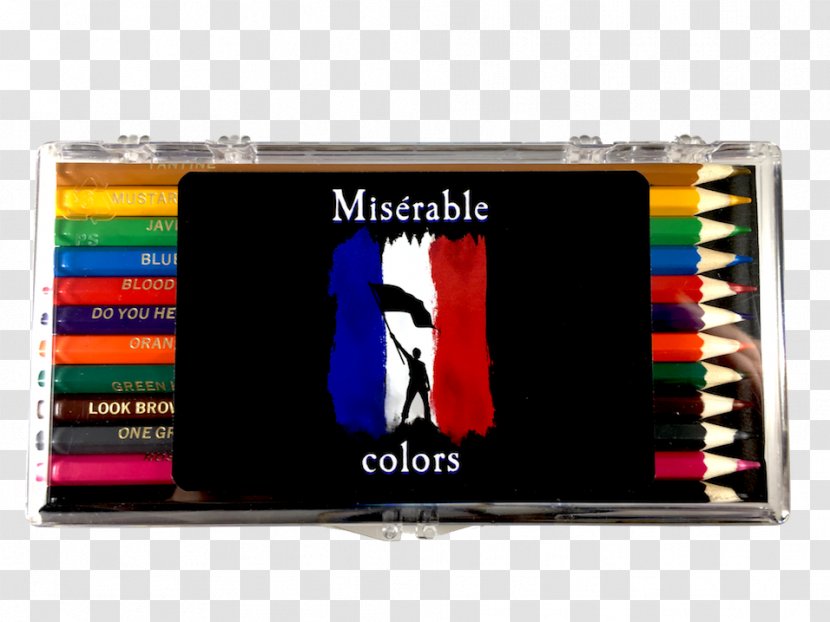 Les Misérables Hamilton Pencil Broadway Theatre - Colored - Newsies Transparent PNG