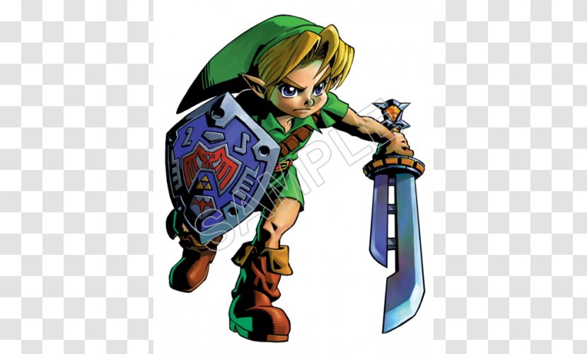 The Legend Of Zelda: Majora's Mask 3D Ocarina Time Zelda II: Adventure Link - Nintendo 3ds - 3d Transparent PNG