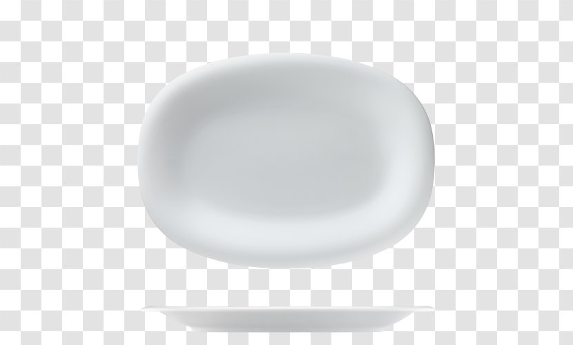 Angle Tableware - White - Oval Plate Transparent PNG