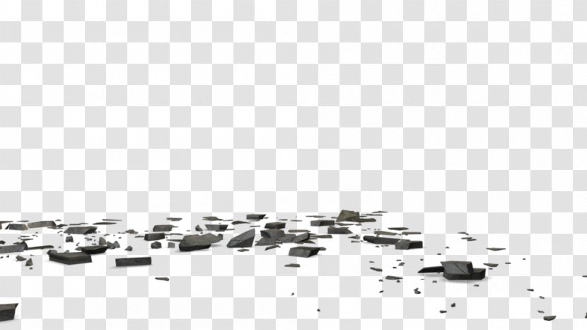 Debris - Black And White - Monochrome Transparent PNG