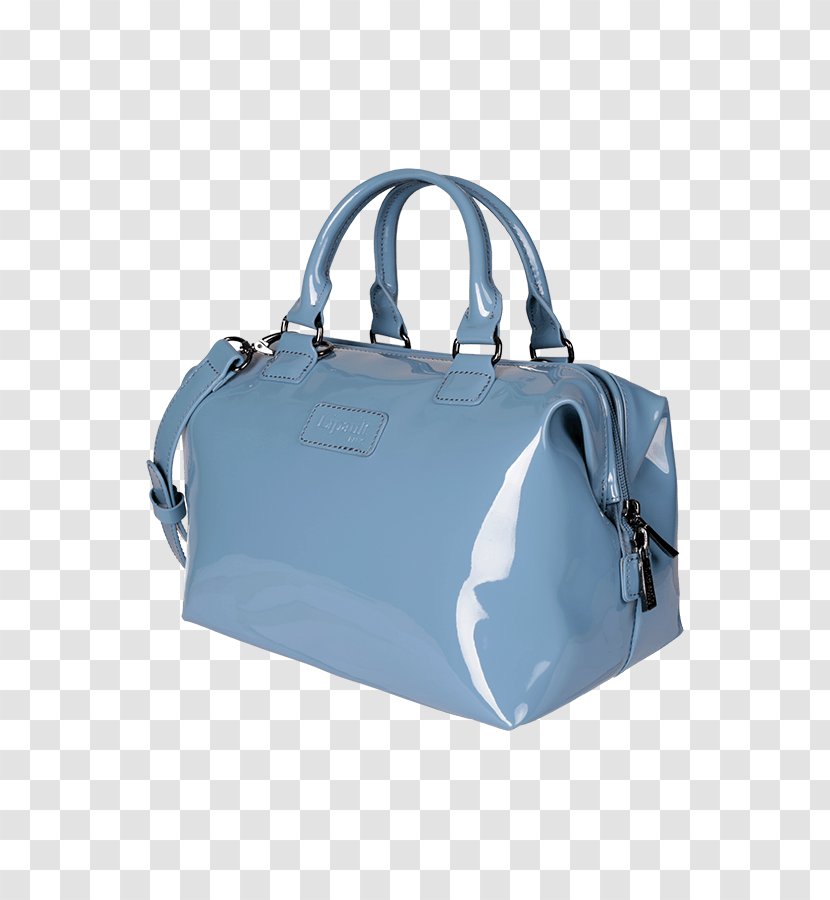 Handbag Lipault Blue Samsonite - Shoulder Bag - Vinyl Transparent PNG