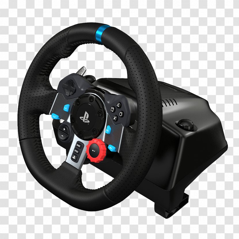 Logitech G29 G25 G27 PlayStation 3 Joystick - Playstation Accessory - Steering Wheel Transparent PNG