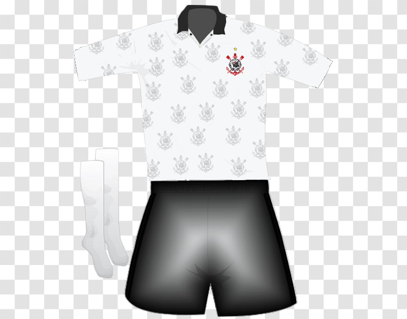 Evolução Dos Uniformes Do Sport Club Corinthians Paulista Arena Sleeve - Shorts - T-shirt Transparent PNG