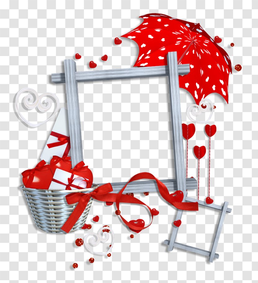 Digital Scrapbooking Valentine's Day Clip Art - Red Transparent PNG