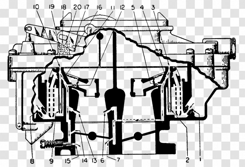 Daimler Motoren Gesellschaft Drawing /m/02csf Carburetor - Carbs Transparent PNG