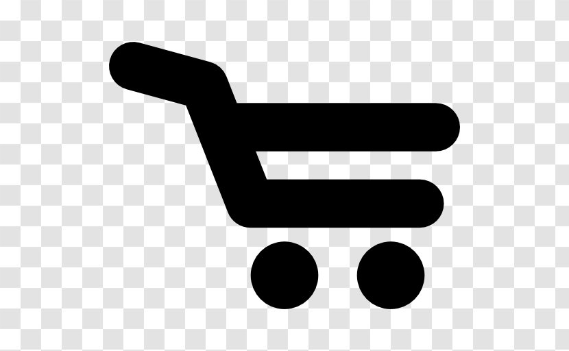 Shopping Cart Download Clip Art - Black And White Transparent PNG