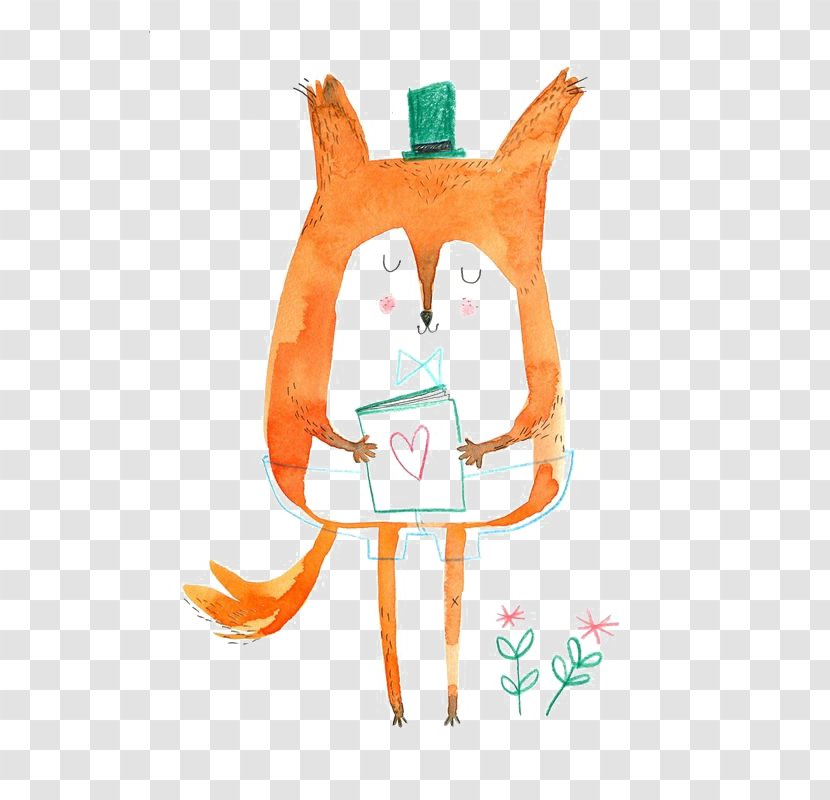 Red Fox Ed Emberleys Drawing Book Illustration - Emberley Transparent PNG