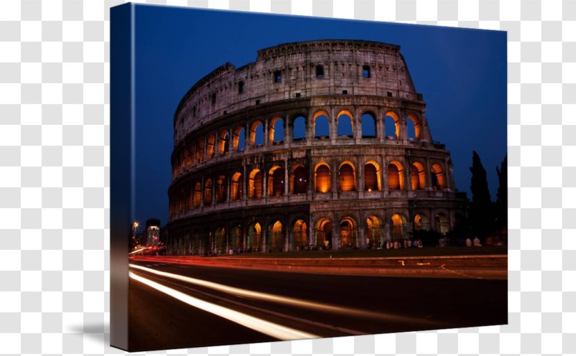Colosseum Ancient Rome Building Landmark Gallery Wrap - Roman Architecture Transparent PNG