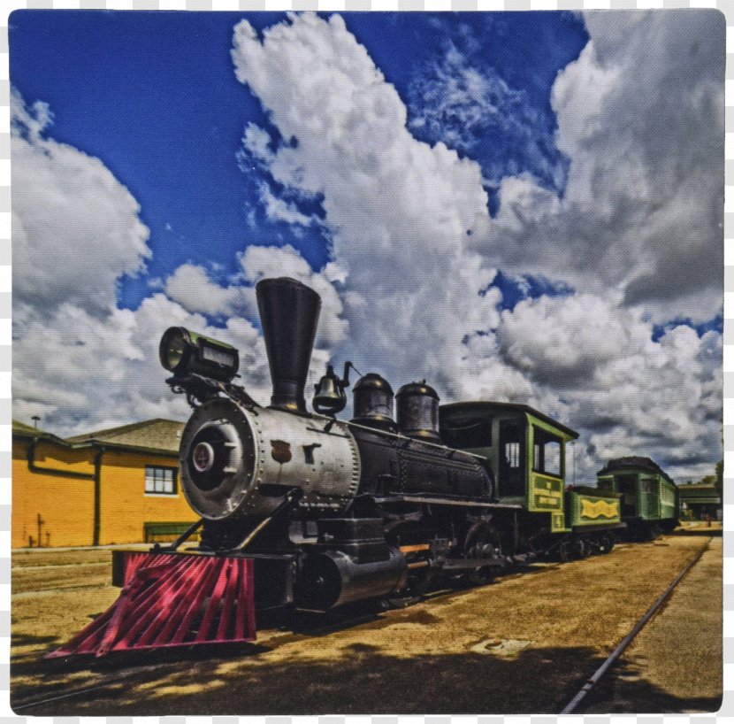Southern Railway System Depot Rail Simulator Train Transport Locomotive - Steam Engine - Mouse Pad Transparent PNG