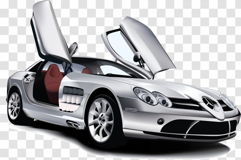 2006 Mercedes-Benz SLR McLaren Automotive Car - Model - Mclaren Transparent PNG