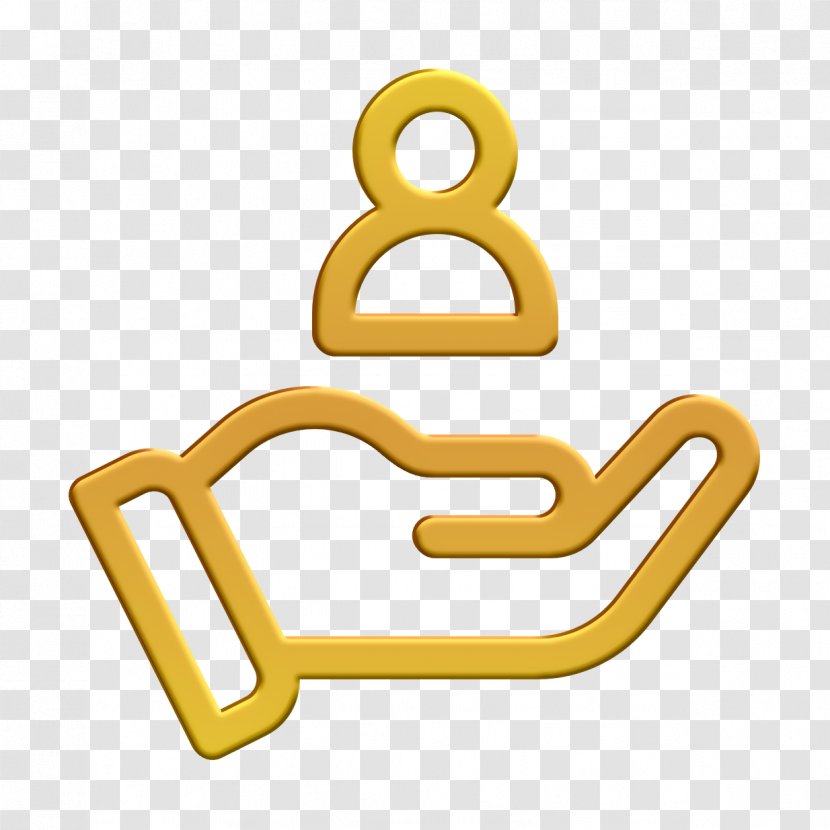 Customer Service Icon - Management - Symbol Yellow Transparent PNG