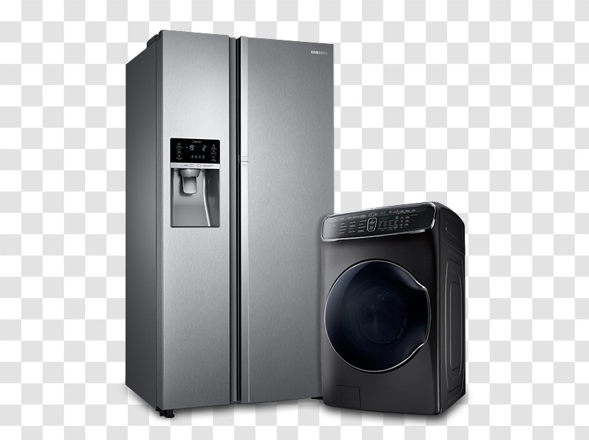 Refrigerator Samsung Food ShowCase RH77H90507H Whirlpool WRS586FIE Inverter Compressor Major Appliance - Home Transparent PNG