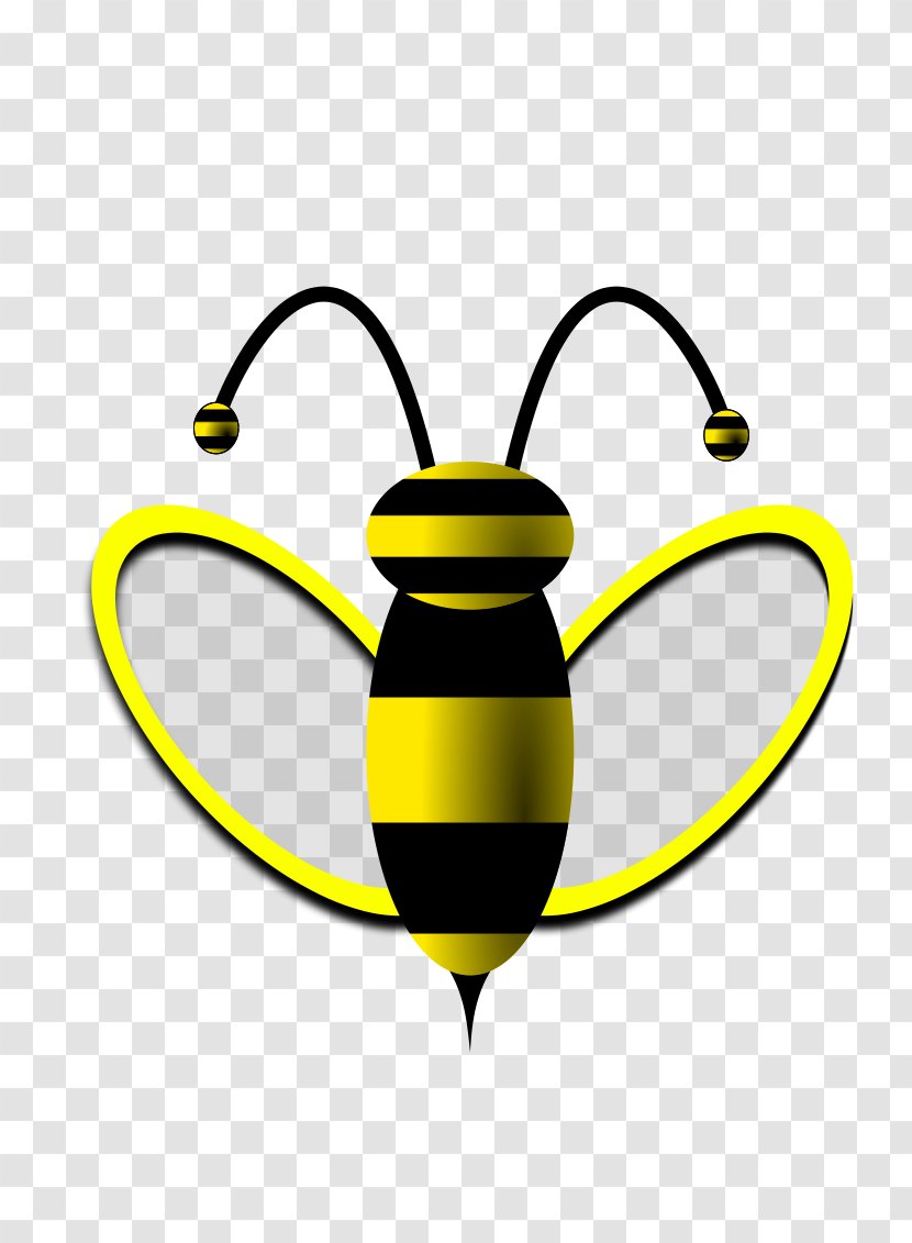 SVGZ Bee Clip Art - Membrane Winged Insect - Svgz Transparent PNG