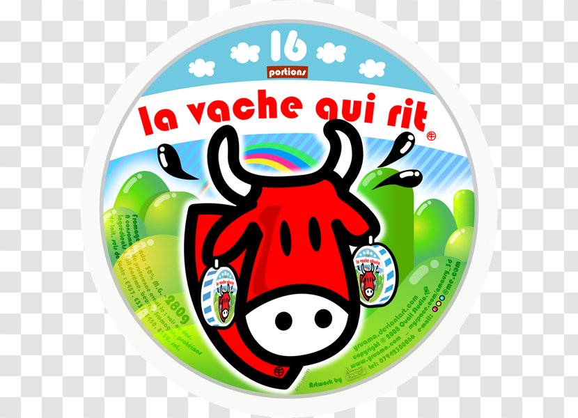 Cattle The Laughing Cow Earring Cheese - Area - La Vache Qui Rit Transparent PNG