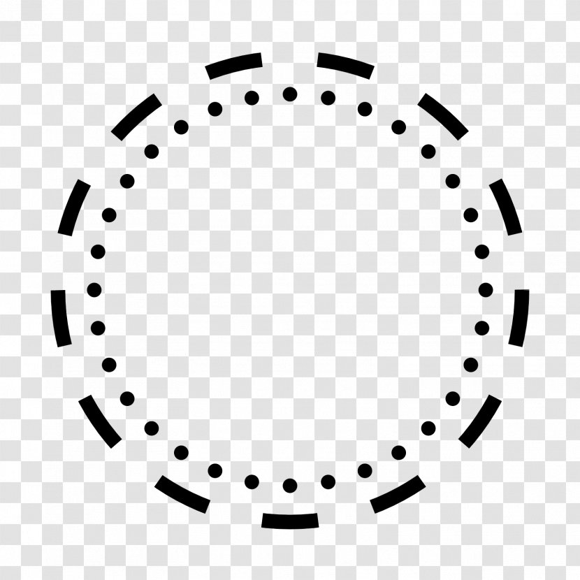 Dotted Line Circle - Computer Font - Point Transparent PNG