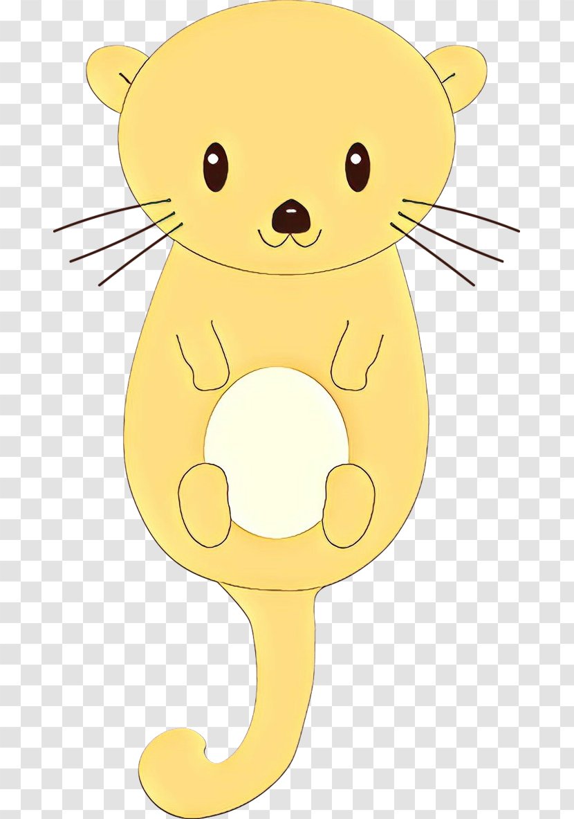 Yellow Cartoon Clip Art Mouse Transparent PNG