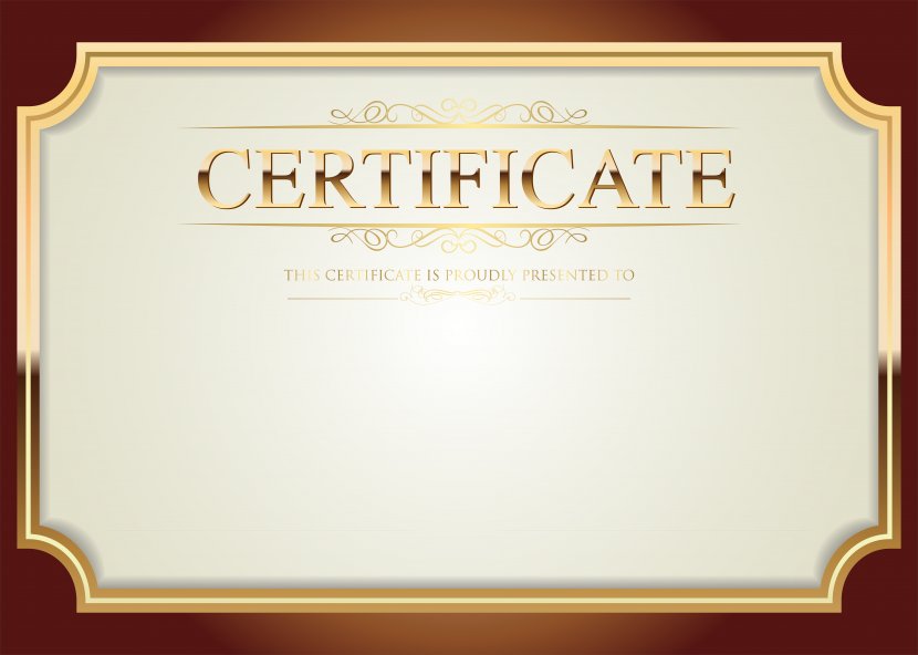 Clip Art - Text - Certificate Template Transparent PNG