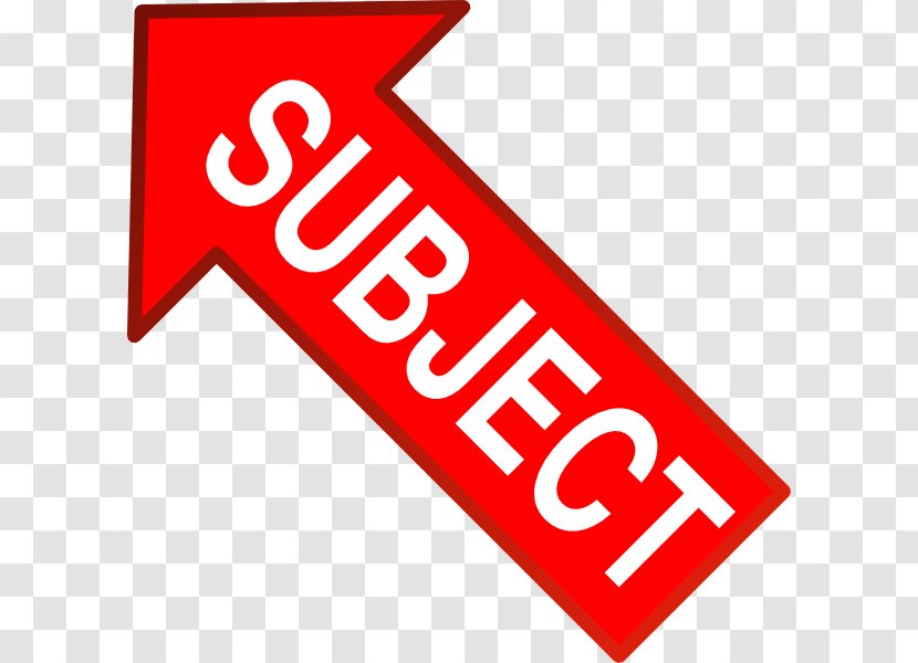 Subject School Clip Art - Logo - Red Arrow Transparent PNG