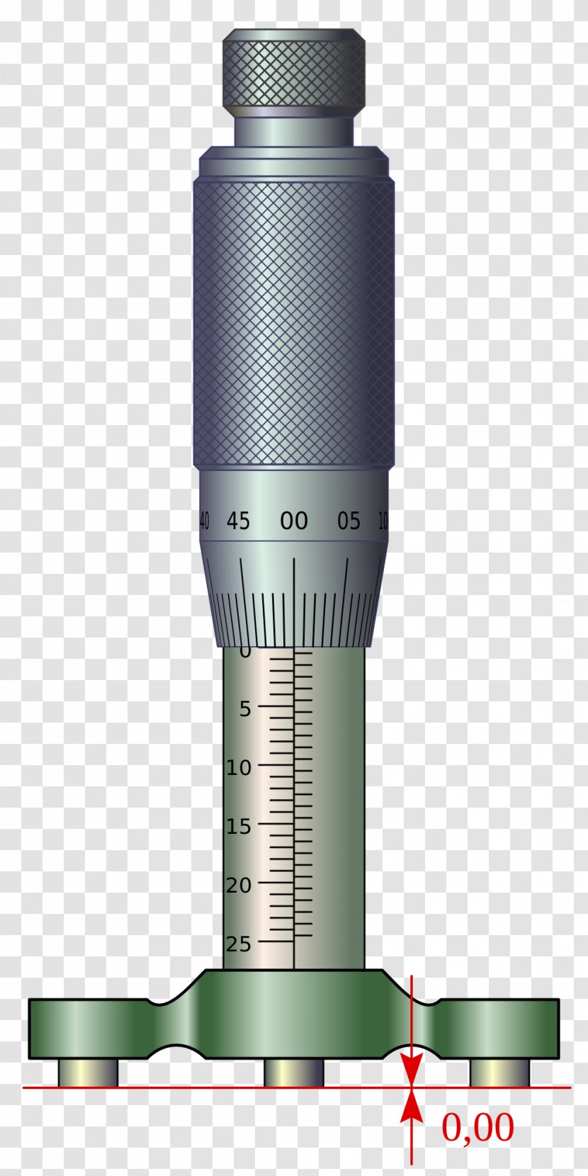 Micrometer Calipers Vernier Scale Measurement Measuring Instrument - Screw Transparent PNG