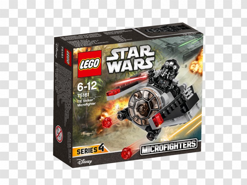 LEGO Star Wars : Microfighters Toy 75154 TIE Striker - Block Transparent PNG