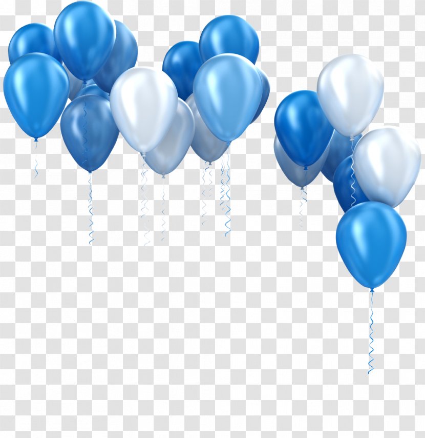 Balloon Blue Birthday Stock Photography - Party Supply Transparent PNG