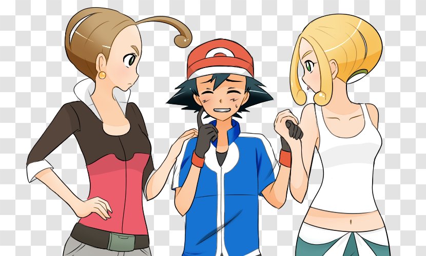 Pokémon X And Y Ash Ketchum Serena Sun Moon Pikachu - Watercolor Transparent PNG