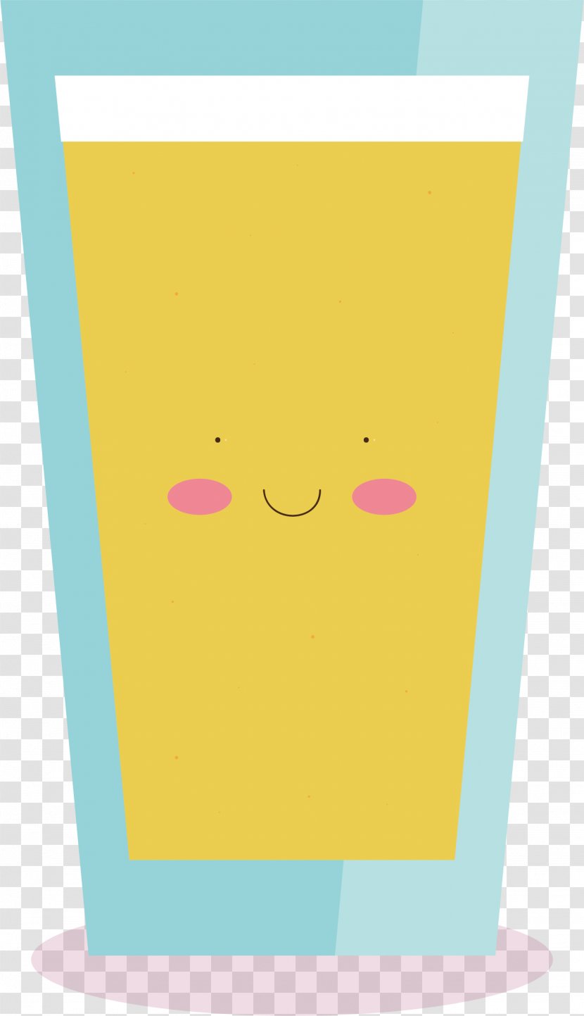 Paper Smiley Cartoon Yellow Illustration - Beer Drink Vector Transparent PNG