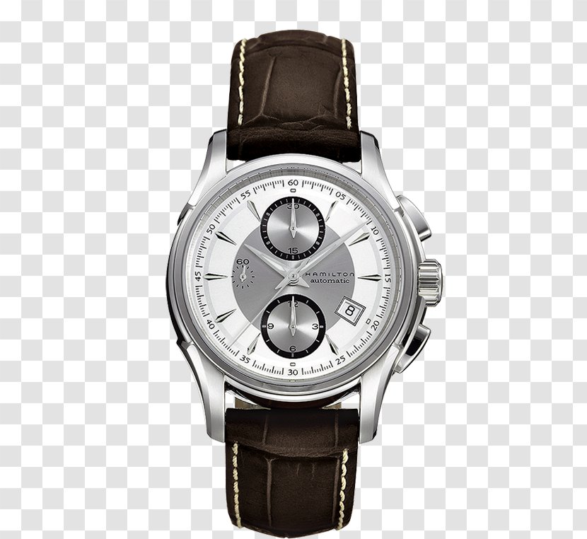 Hamilton Watch Company Chronograph Automatic Movement - Buckle - Khaki Lines Transparent PNG