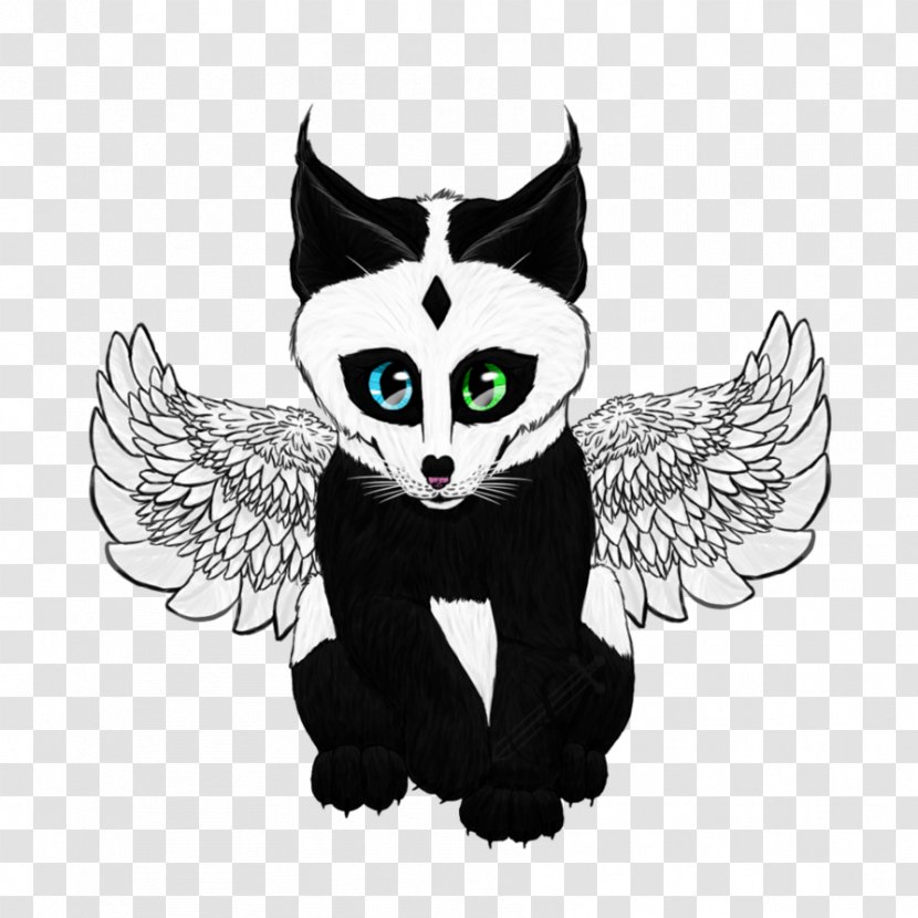 Whiskers Cat Owl Legendary Creature - Feather Transparent PNG
