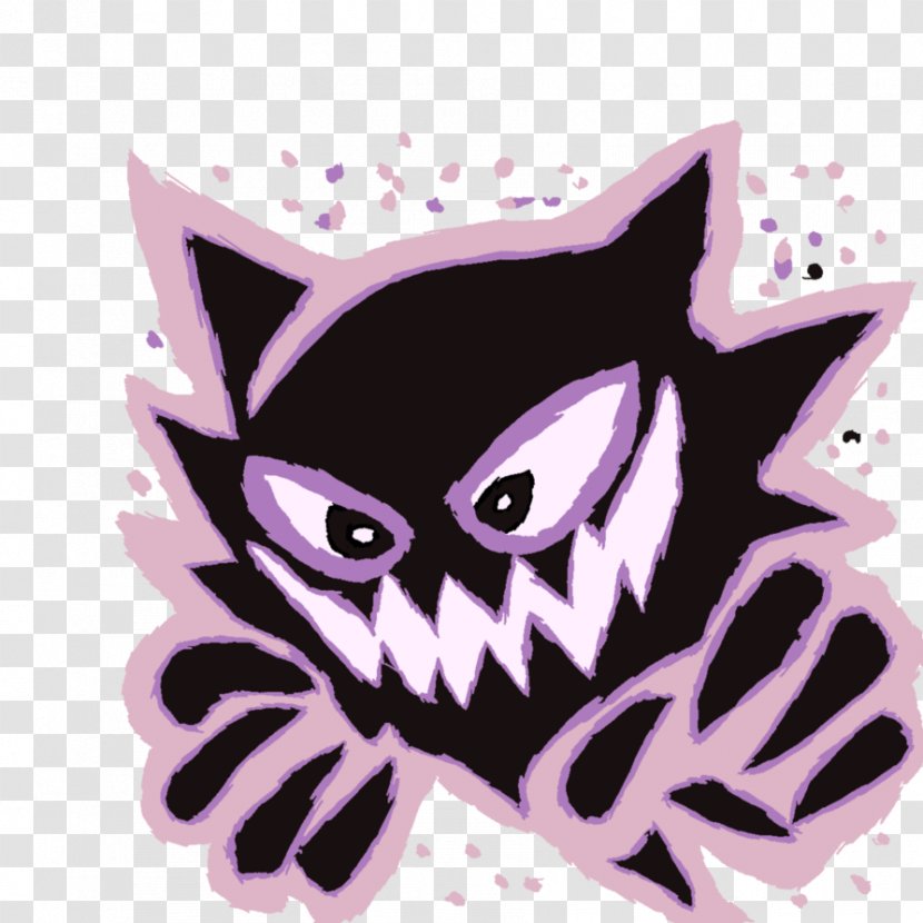 Pokémon Red And Blue Haunter Sprite Gengar - Purple Transparent PNG