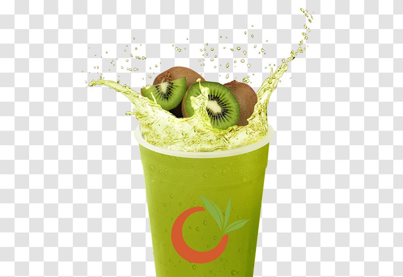 Green Tea Juice Smoothie Non-alcoholic Drink - Fruity Milk Transparent PNG