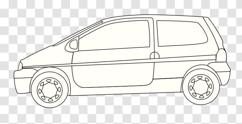 Renault Twingo Car Door Clio Sport - Hatchback Transparent PNG
