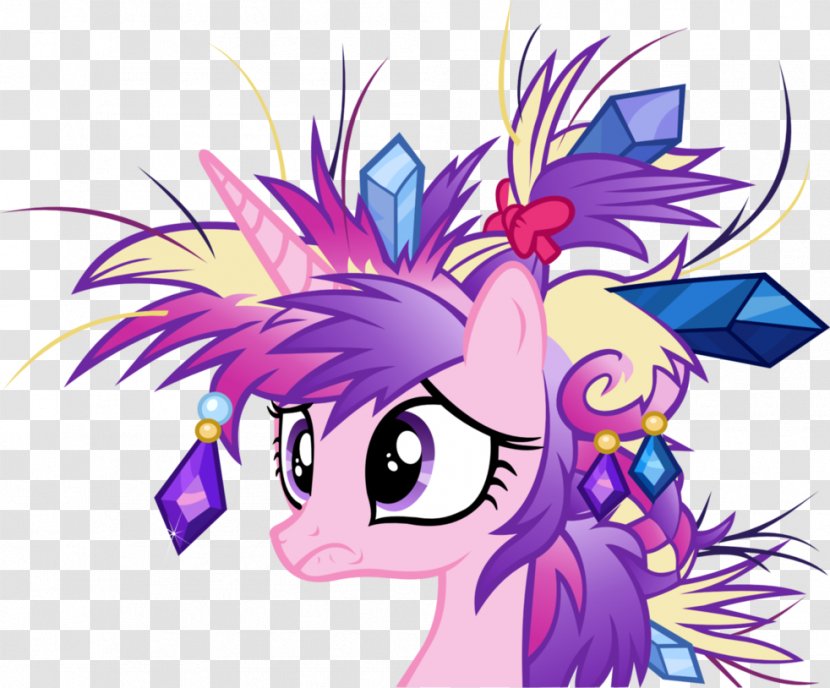 Princess Cadance Twilight Sparkle Pony Rarity Rainbow Dash - Frame - Hair Transparent PNG