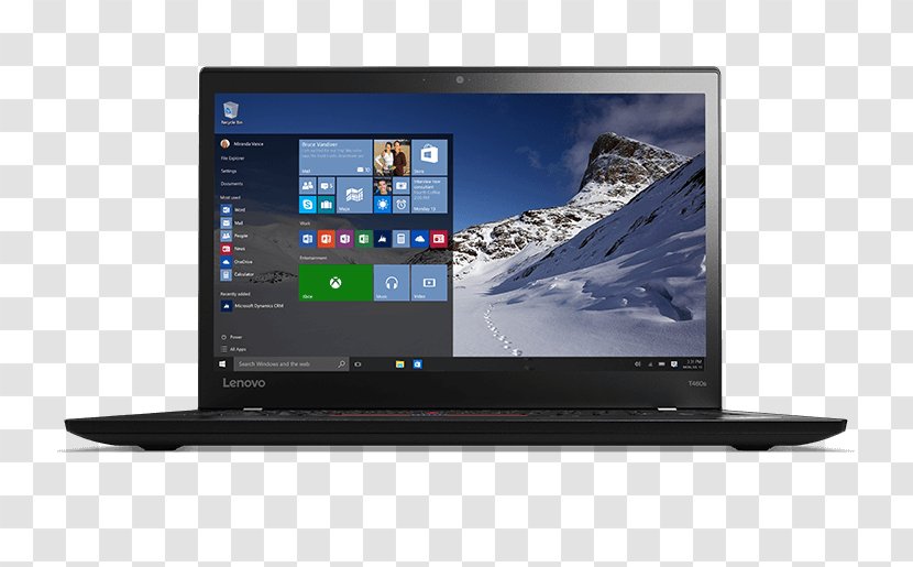 Laptop Lenovo ThinkPad T460s Intel Core I5 - Monitor Transparent PNG
