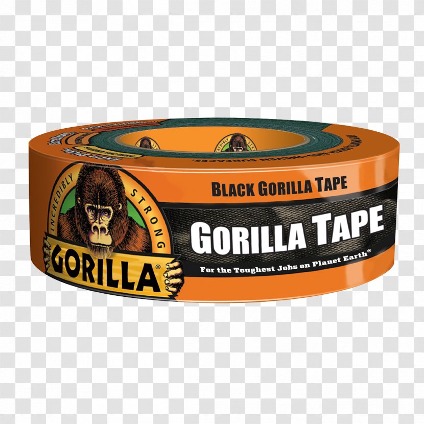 Adhesive Tape Gorilla Glue Duct - Doublesided - Black Transparent PNG