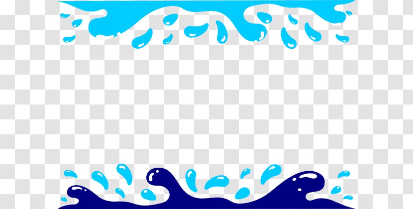 Swimming Water Wave Clip Art - Organism - Raindrop Splash Cliparts Transparent PNG