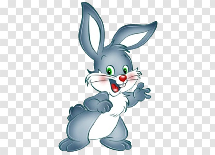 Bugs Bunny Hare Baby Bunnies Rabbit Clip Art - Vertebrate Transparent PNG