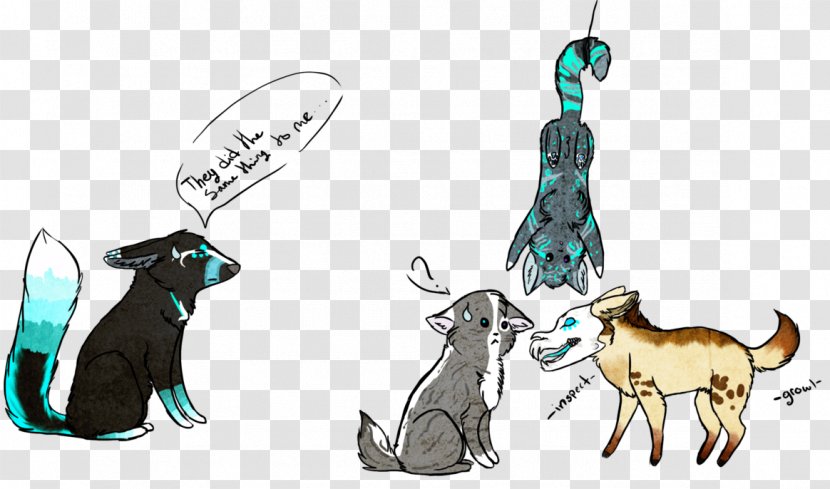 Cat Dog Horse Fauna Cartoon - Tail - Witch Looking In Mirror Transparent PNG