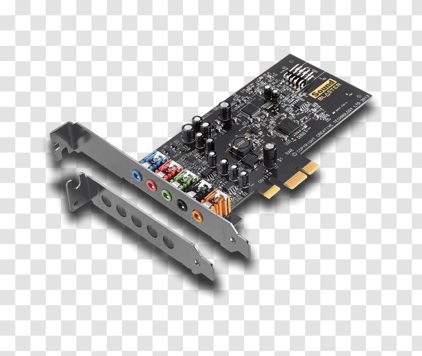 Sound Blaster Audigy X-Fi Cards & Audio Adapters 5.1 Surround Creative Labs - Network Interface Controller - Card Transparent PNG