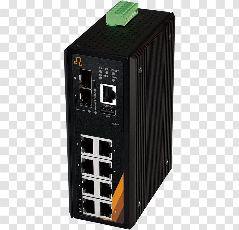 Computer Cases & Housings Network Switch Power Over Ethernet Gigabit - 10 Transparent PNG