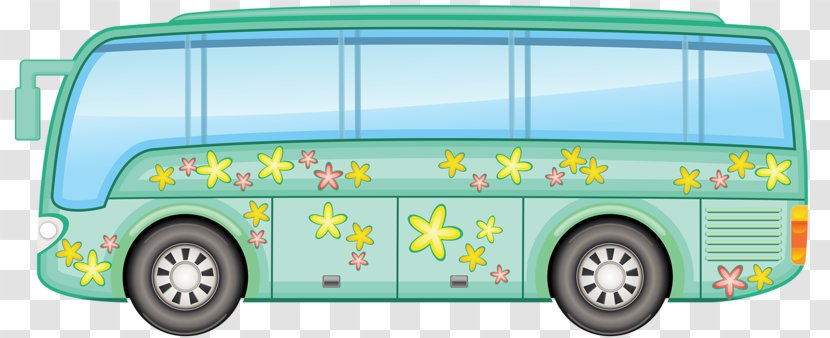 Bus Public Transport Illustration - Brand - Green Transparent PNG