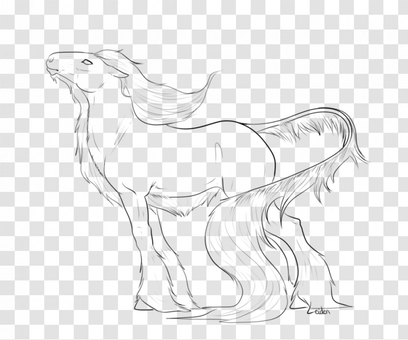 American Paint Horse Belgian Mustang Howrse Line Art Transparent PNG